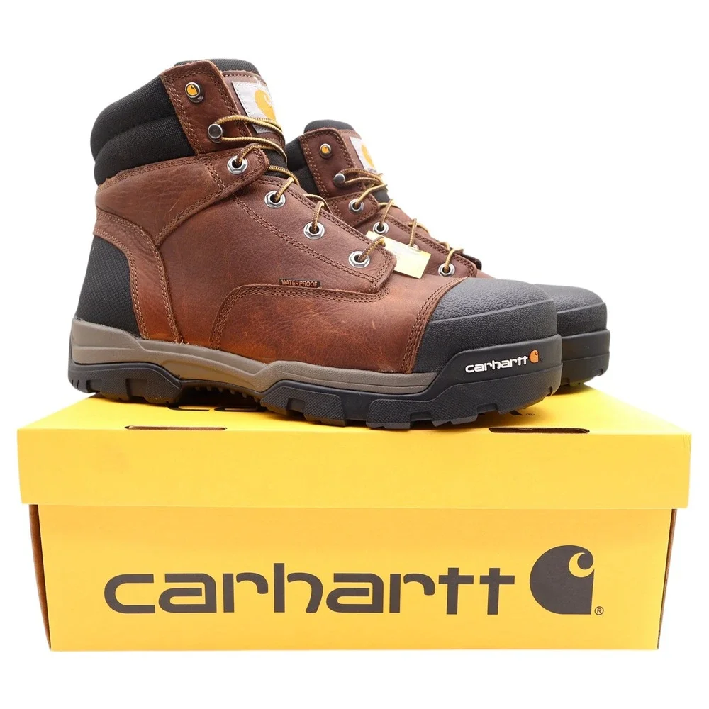 Carhartt Work Boots Mens 11 Wide CME6355 Ground Force Waterproof Safety Toe NIB